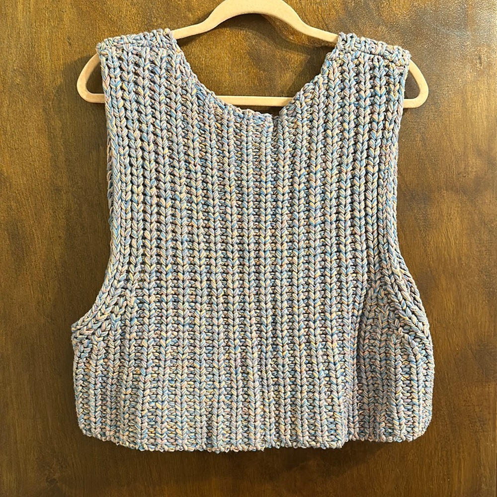 Free people knit cropped tank